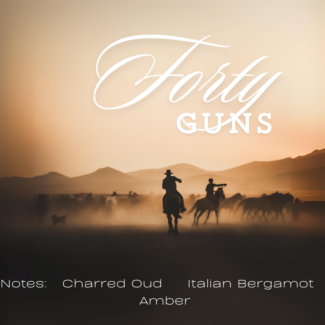 Forty Guns Coconut Apricot Wax Candle